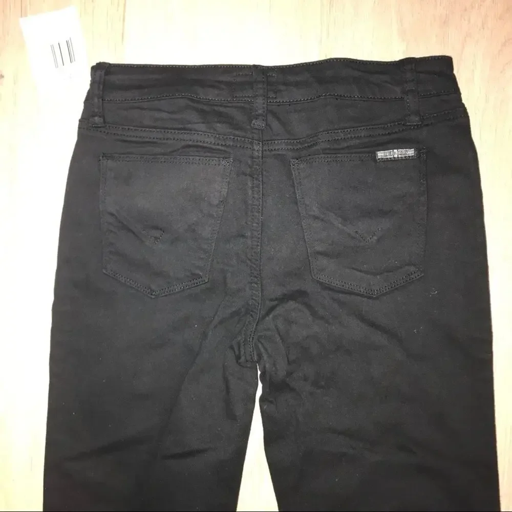 HUDSON Jeans Girls Moto Skinny Jeans Black 16 - Picture 6 of 8